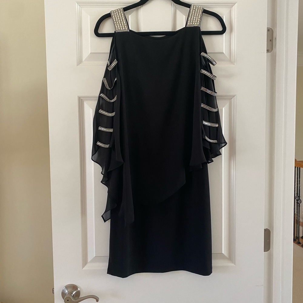 S. Levine black cocktail dress